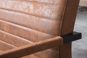 Stolová lavice IMPERIAL 160 CM antik hnědá mikrovlákno Nábytek | Jídelní prostory | Stolové lavice