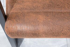 Stolová lavice IMPERIAL 160 CM antik hnědá mikrovlákno Nábytek | Jídelní prostory | Stolové lavice