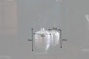 2SET váza ORIENTAL stříbrná Doplňky | Vázy