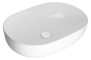 Oltens Hamnes umyvadlo 60.5x41.5 cm oválné na pult bílá 40320000