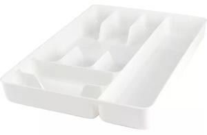 Gastro Příborník plast 6 přihrádek, bílý