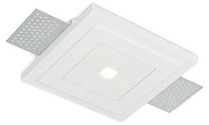Ideal lux 331225 ZEPHYR zápustné svítidlo 138,5x138,5mm LED 12W 1200/670lm 3000K bílá