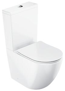 Ravak Optima kompaktní wc s deskou s pomalým sklápěním bílá X01870