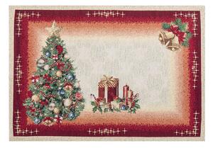 Dům Vánoc Vánoční ubrus s motivem Stromečky a dárky Velikost: 35x45 cm
