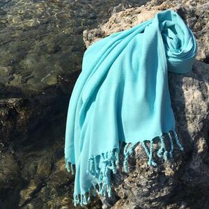 L´essentiel Maison Plážový ručník Fouta Taslanmis - Mint, Mátová