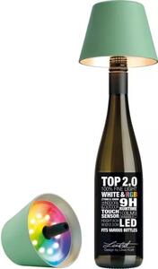 Stolní LED lampa na láhev Sompex Top 2.0 14 cm, olivová