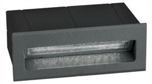 Nova Luce Vestavné venkovní svítidlo KRYPTON - 3 W, 270 lm, 55x80x135 mm, šedá NV 726406