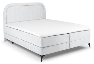 Světle šedá boxspring postel s úložným prostorem 160x200 cm Eclipse – Cosmopolitan Design