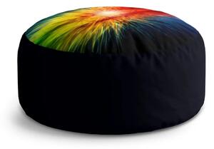 Sablio Taburet Circle Barevná exploze: 38x48 cm