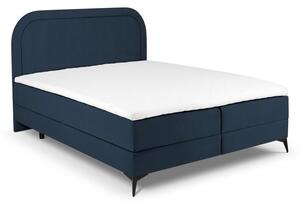 Tmavě modrá boxspring postel s úložným prostorem 160x200 cm Eclipse – Cosmopolitan Design