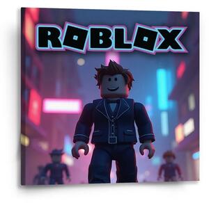 Sablio Obraz ROBLOX Neonové město - 50x50 cm