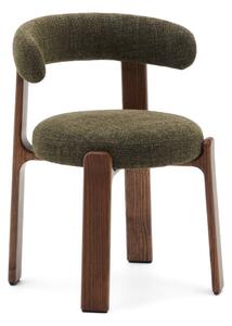 Khaki/hnědá jídelní židle z jasanového dřeva Granite – Kave Home