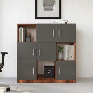 Office skříňka VARIO 7 baroko/antracit