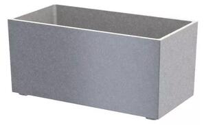 Granisil granitový květináč KUBI 60 cm Šedý
