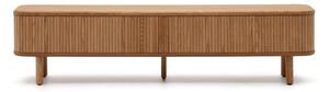 TV stolek v dekoru jasanu v přírodní barvě 200x50x40 cm Mailen – Kave Home
