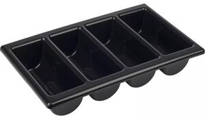 APS Příborník, GN 1/1, černý, výška: 100 mm, délka: 530 mm, šířka: 325 mm
