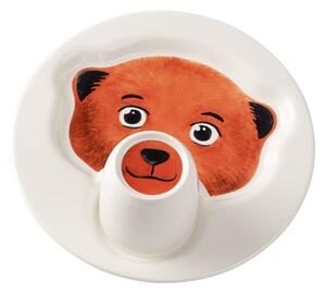 Villeroy&Boch Animal Friends Dětská Sada Medvídek - hrnek a talíř, 2ks