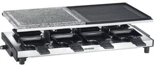 Raclette s přírodním grilovacím kamenem a grilovací plochou