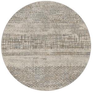 Breno Kusový koberec ARGENTUM kruh 63857/9293, 240x240 cm, Béžová/Vícebarevné