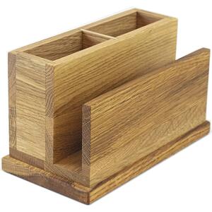 Příborník s držákem na ubrousky, výška: 130 mm, délka: 220 mm, lněný olej