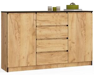 Komoda Akord 160 x 40 x 99 Cm dub craft matný