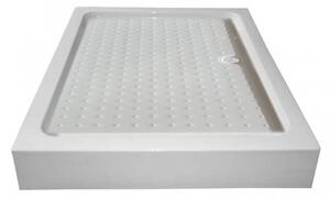 BPS-koupelny Obdélníková akrylátová sprchová vanička SXL03D WH 110x80 bílá