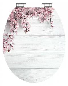 WC sedátko Schütte FLOWERS AND WOOD | MDF HG, Soft Close