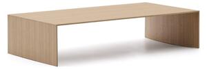 Konferenční stolek ve světle přírodní barvě v dekoru dubu 70x140 cm Litto – Kave Home