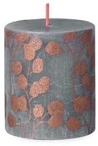 Bolsius Rustic Silhouette Válec 68x80mm Eucalyptus Green svíčka