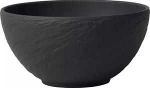 Miska porcelánová Villeroy & Boch Manufacture Rock 600 ml, černá (4 ks)