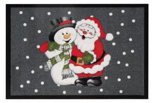 Rohožka Hanse Home Santa and Snowman, 40 x 60 cm