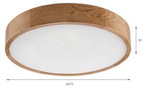Brilagi - LED Stropní svítidlo CARVALHO LED/36W/230V dub pr. 47,5 cm