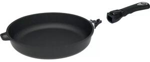 Litinová pánev AMT Gastroguss 28 cm, vhodná na indukci, s odnímatelnou rukojetí