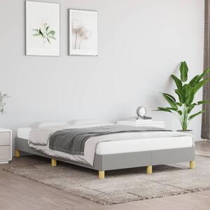 Rám postele bez matrací světle šedá 120x190 cm textil 3269612