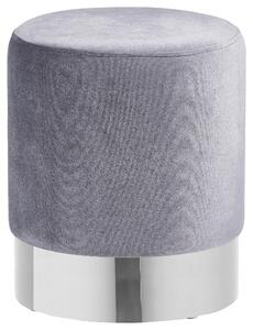 TABURET, kov, textil, 35/42/35 cm Xora - Taburety