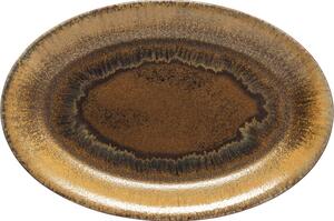 Oválný talíř COSTA NOVA Poterie, mocha-latte, délka: 459 mm, šířka: 309 mm