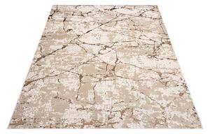 Makro Abra Moderní kusový koberec PARMA NW01A Abstraktní Beton hnědý Rozměr: 120x170 cm