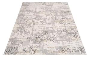 Makro Abra Moderní kusový koberec PARMA NW05A světle šedý béžový krémový Rozměr: 120x170 cm