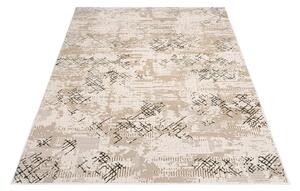 Makro Abra Moderní kusový koberec PARMA NW05A zelený krémový béžový Rozměr: 120x170 cm