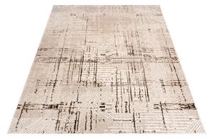 Makro Abra Moderní kusový koberec PARMA UE68A zelený krémový béžový Rozměr: 80x150 cm