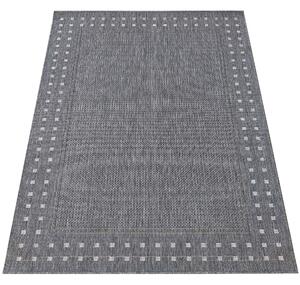 Makro Abra Kusový koberec Sisalový PATIO 11 Klasický Venkovní Vnitřní šedý Rozměr: 80x150 cm