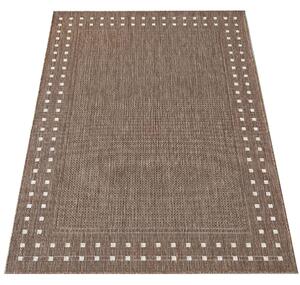 Makro Abra Kusový koberec Sisalový PATIO 11 Klasický Venkovní Vnitřní hnědý Rozměr: 80x150 cm