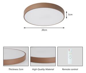 Brilagi - LED Stm stropní svítidlo POOL LED/36W/230V 3000-6000K 30 cm hnědá+DO