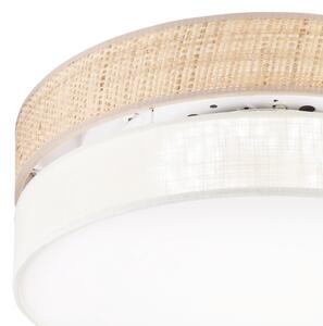 LED Stropní svítidlo SIRJA BOHO LED/36W/230V pr. 45 cm béžová/krémová