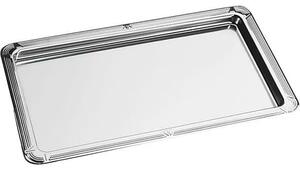 Servírovací tác podnos nerez APS Profi Line GN 1/1 53x32,5 cm, dekorovaný okraj