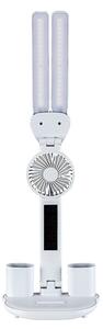 Rabalux 74030 - LED Stm stolní lampa s ventilátorem NOVILO LED/7W/5V