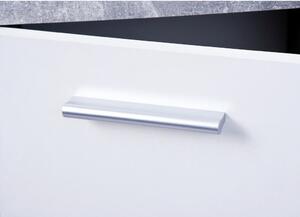 KOMODA, šedá, bílá, světle šedá, 115/77/30 cm MID.YOU - Šuplíkové komody, Online Only