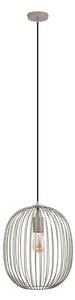 Lustr na lanku OVELLA 1xE27/15W/230V pr. 34 cm béžová