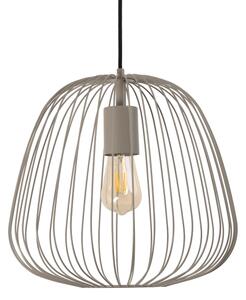 Lustr na lanku OVELLA 1xE27/15W/230V pr. 36 cm béžová