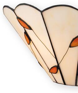 Brilagi - Tiffany vitrážové nástěnné svítidlo FOLIA 1xE14/40W/230V